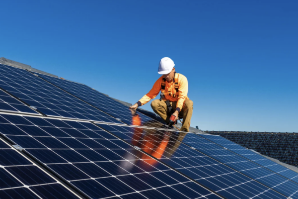 Duurzame energieoplossing met zonnepanelen
