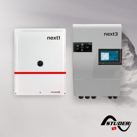 Energiebeheer systeem met Studer omvormer en OLU-EMS platform